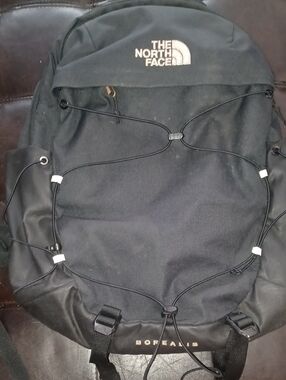 North Face Women's Borealis Luxe Backpack Black & Rose Gold